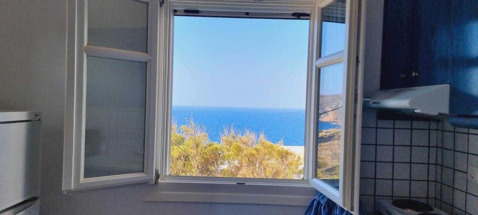 Syros Apartments Suites Chryssonisos Kíni Kültér fotó